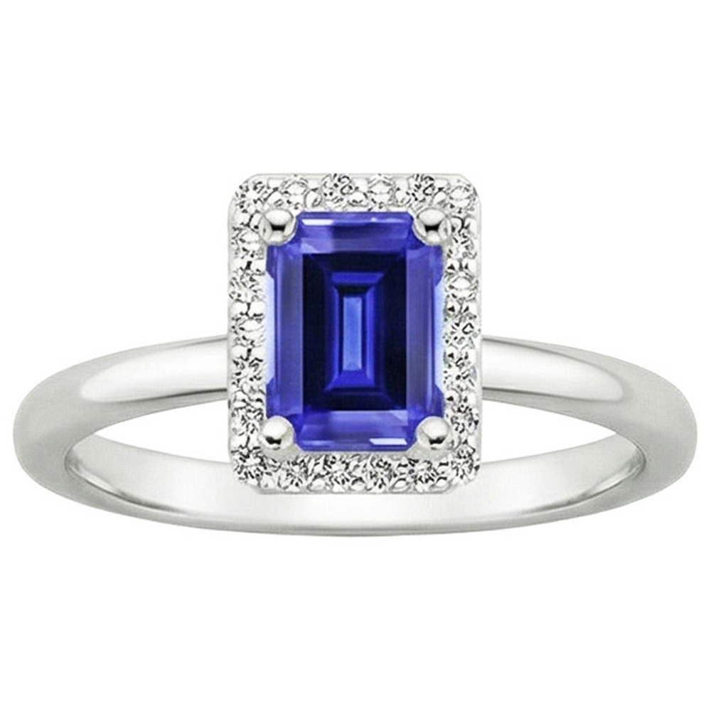 naturel diamant 4carats bague vue de dessus
