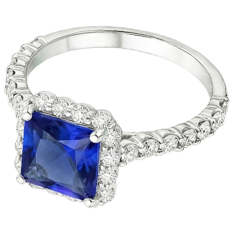 naturel diamant 6.50carats bague détail rapproché