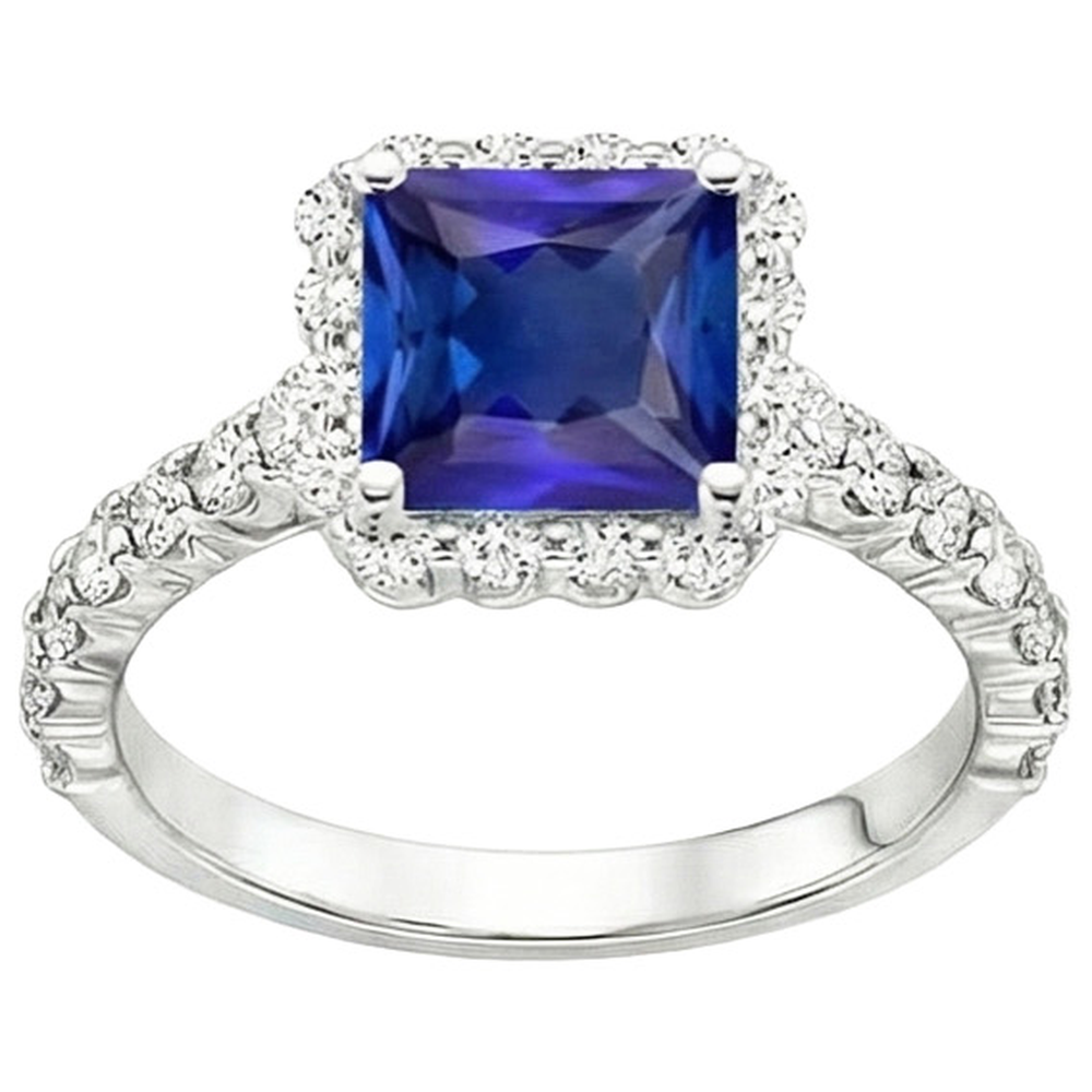naturel diamant 6.50carats bague vue de dessus