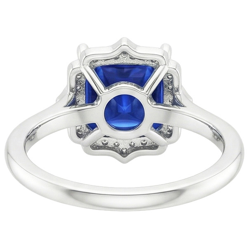 naturel diamant 6carats bague détail rapproché