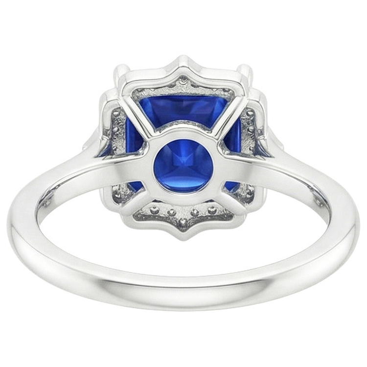 naturel diamant 6carats bague détail rapproché