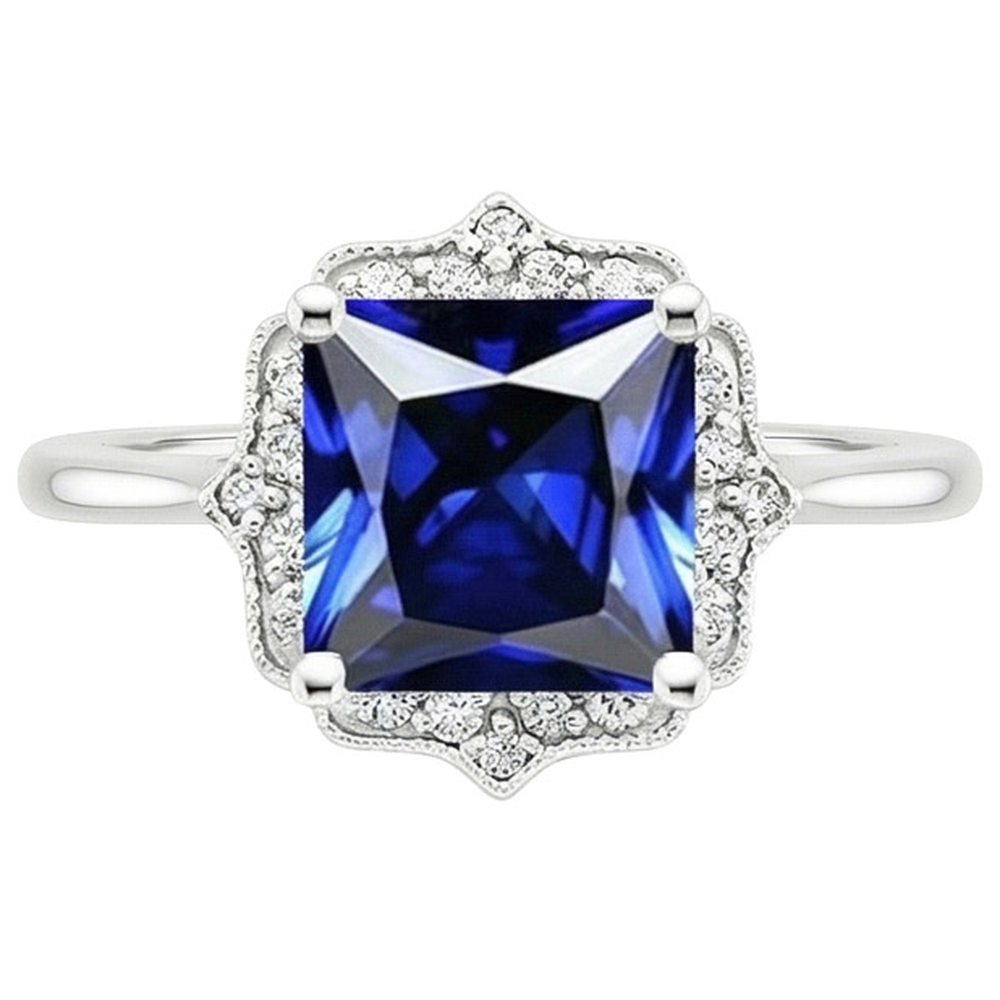 naturel diamant 6carats bague vue de dessus