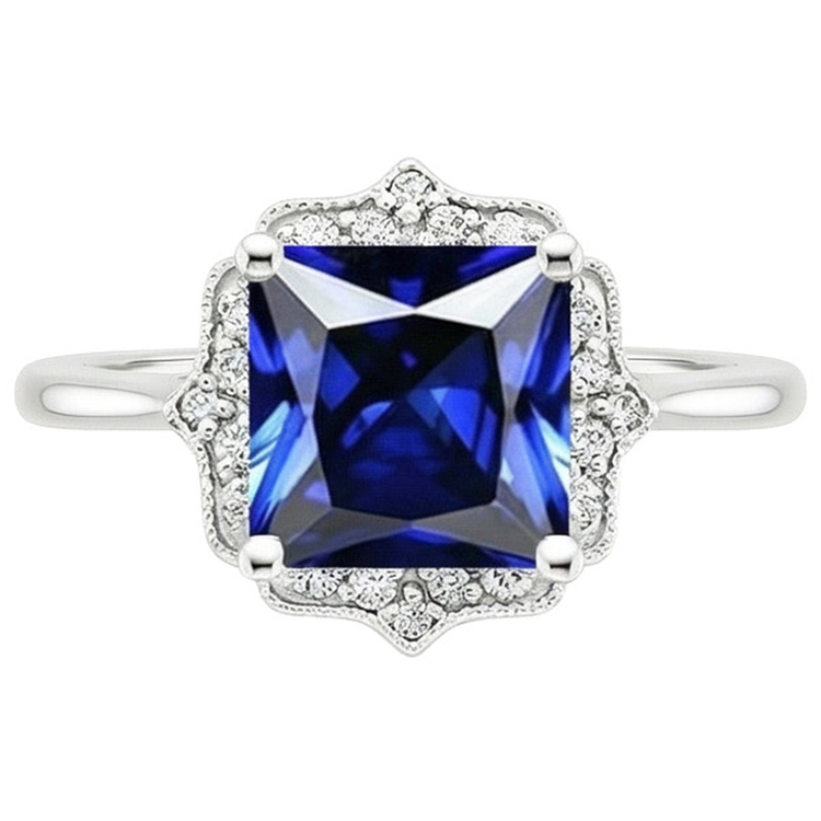 naturel diamant 6carats bague vue de dessus