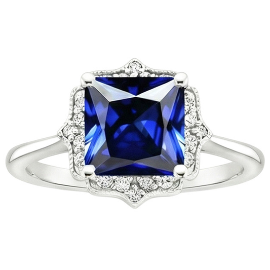 naturel diamant 6carats bague vue de profil