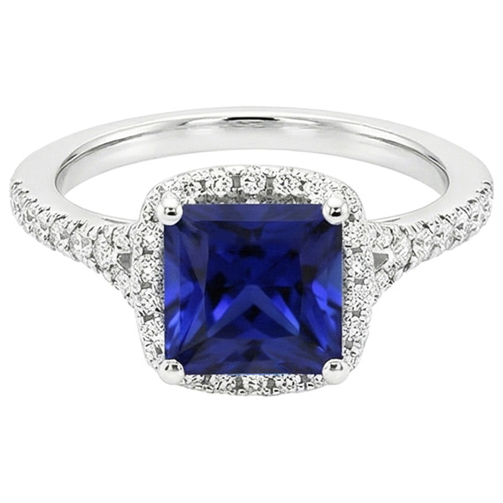 naturel diamant 6carats bague détail rapproché