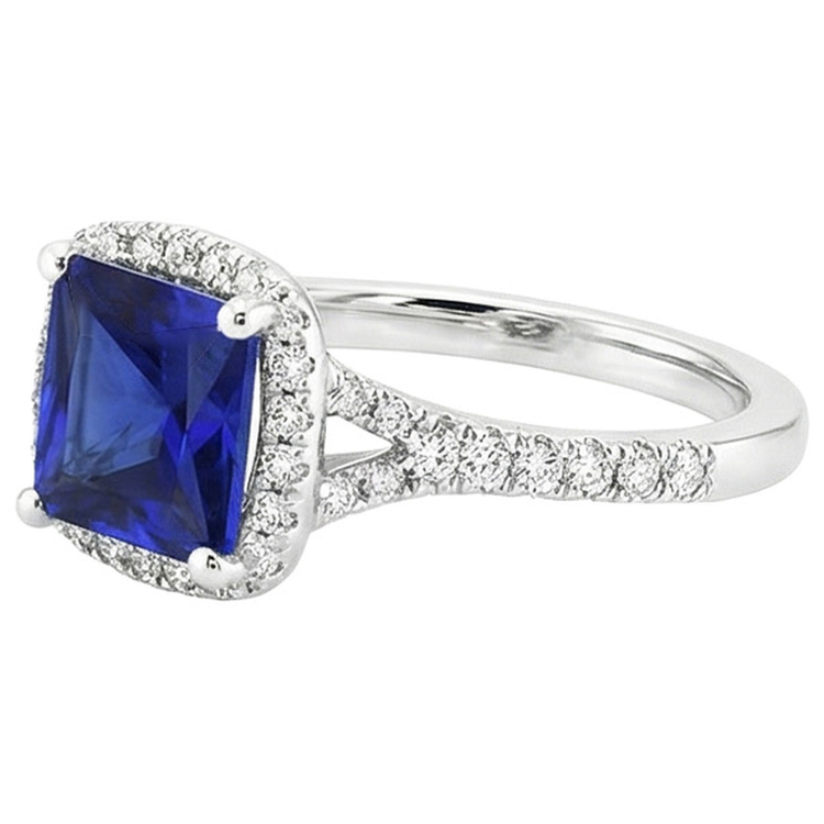 naturel diamant 6carats bague vue de dessus