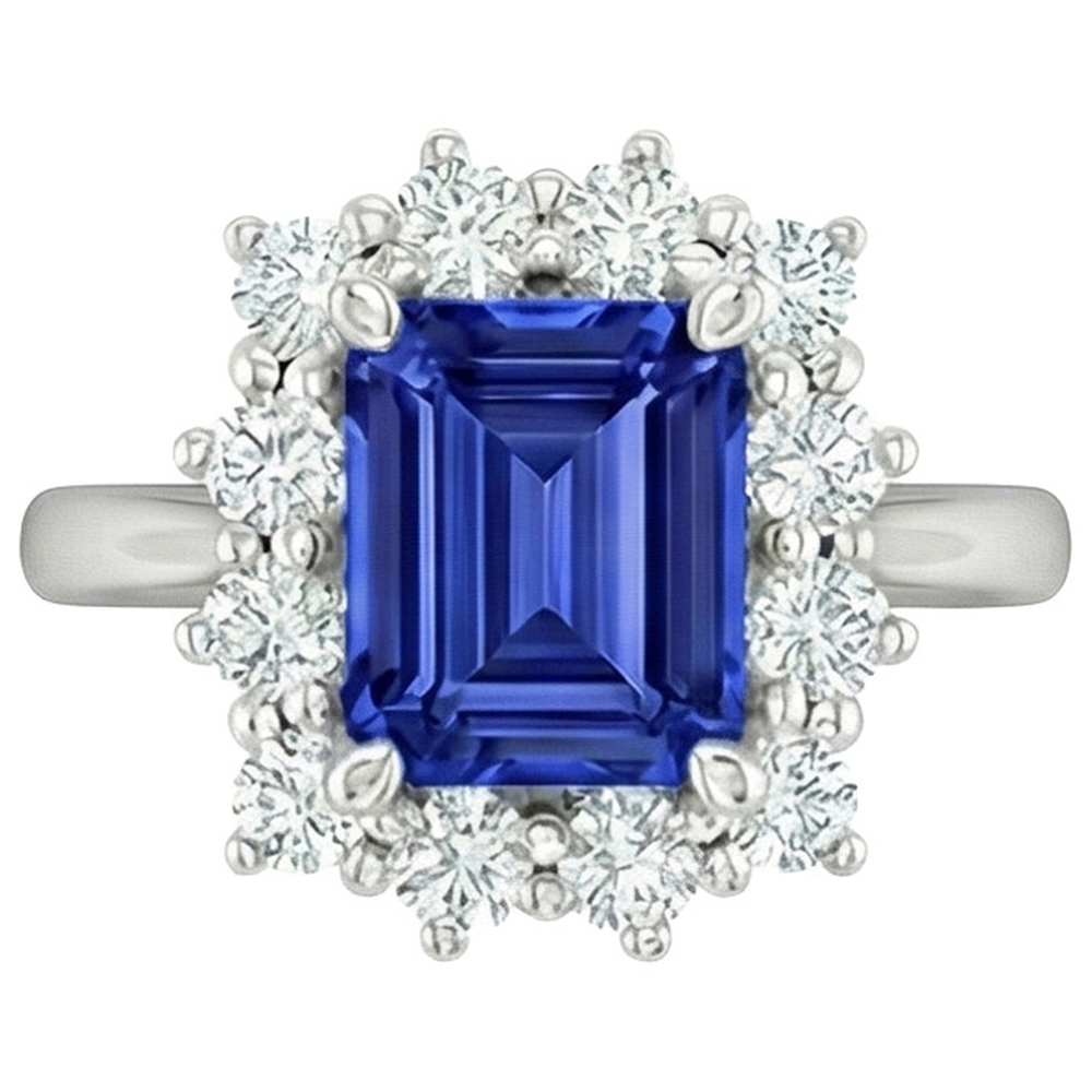 naturel round diamant 4.50carats bague détail rapproché