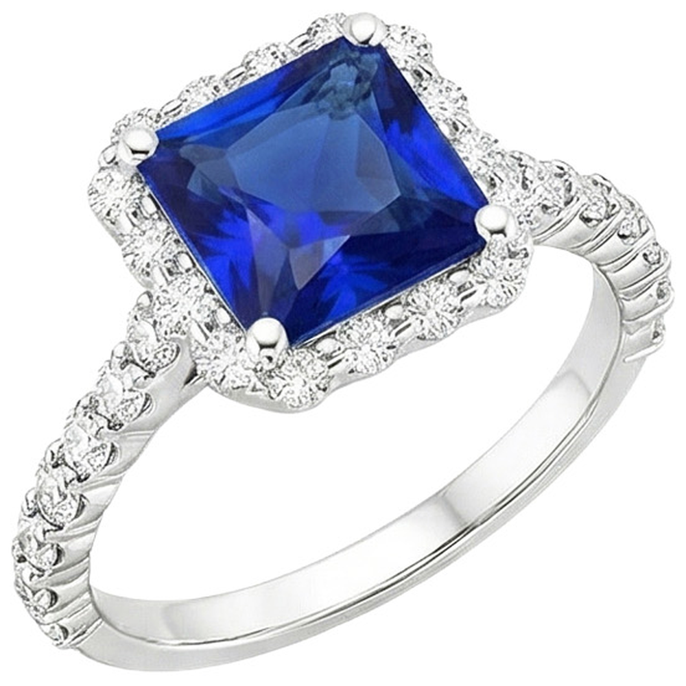 naturel diamant 4.50carats bague vue de dessus
