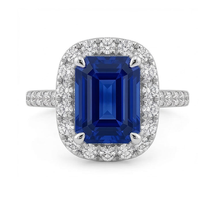 naturel diamant 3.50carats bague angle de côté