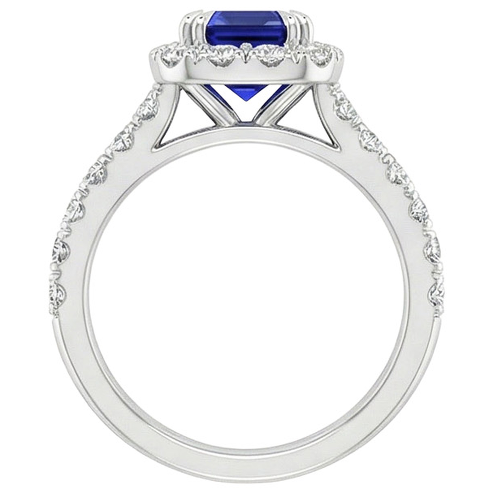 naturel diamant 5carats bague angle de côté