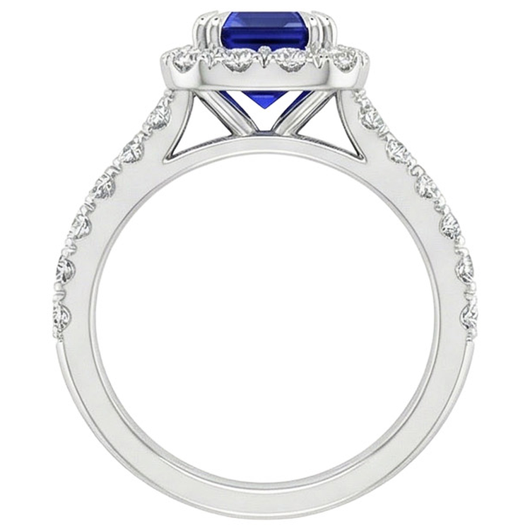 naturel diamant 5carats bague angle de côté