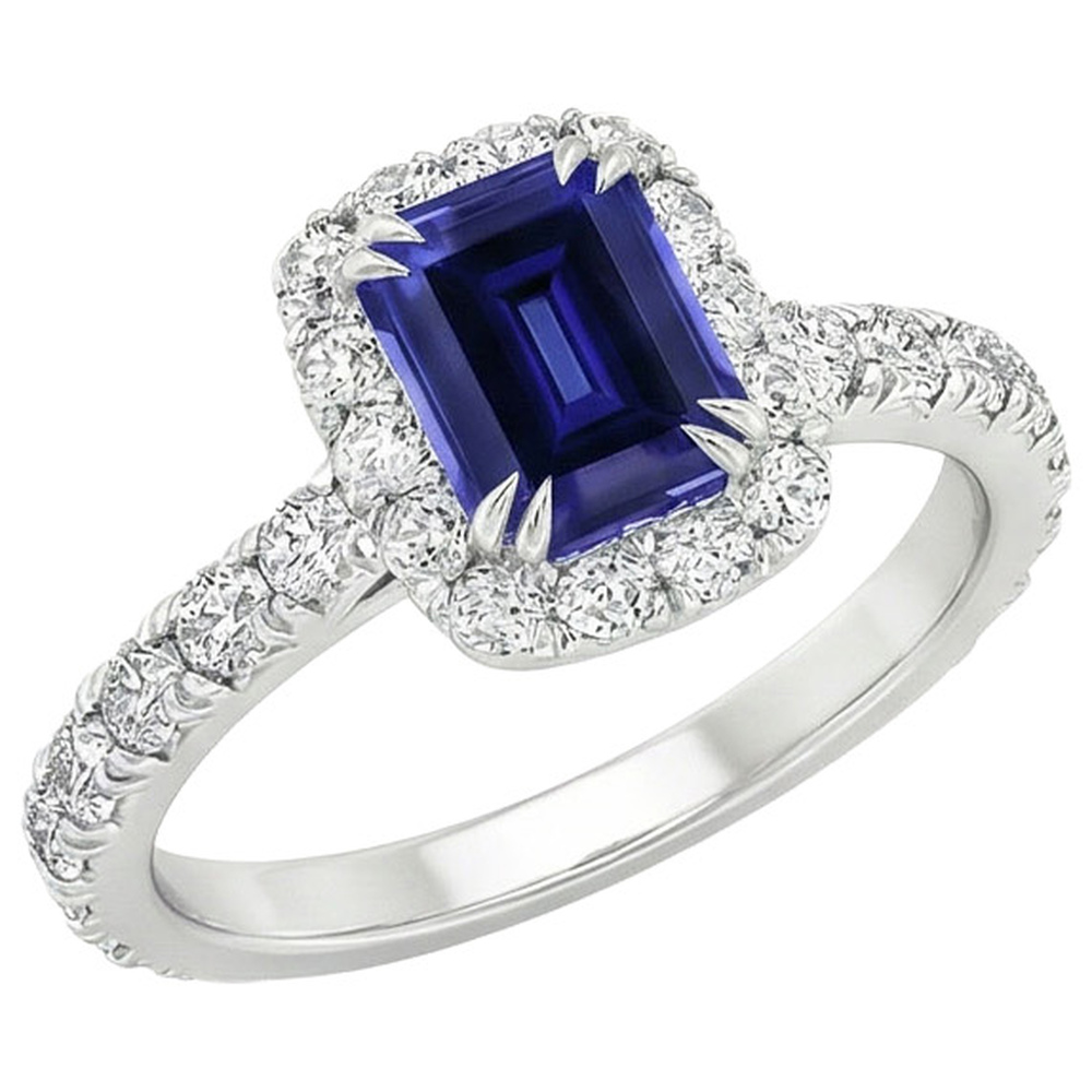 naturel diamant 5carats bague détail rapproché