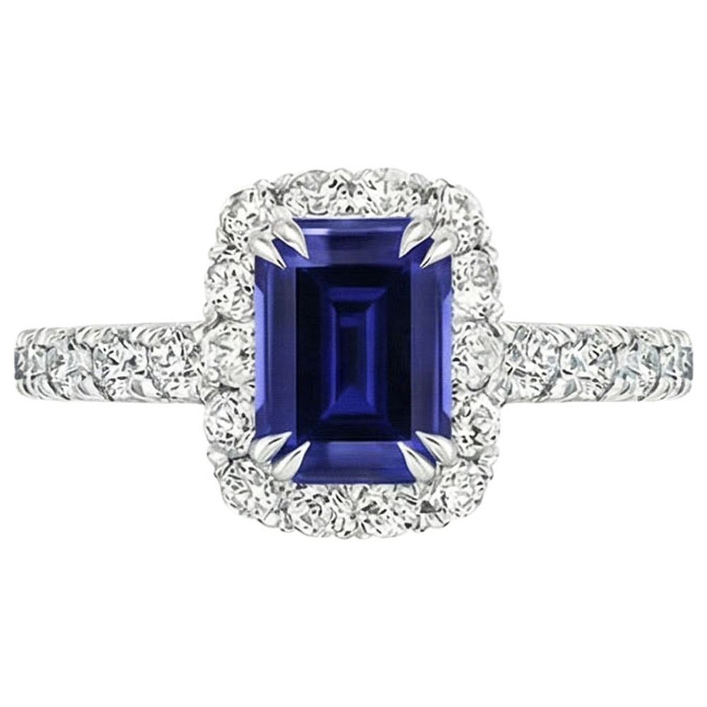 naturel diamant 5carats bague vue de dessus