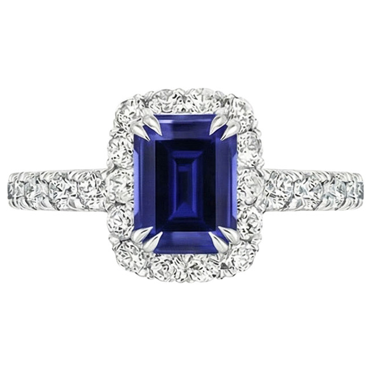 naturel diamant 5carats bague vue de dessus