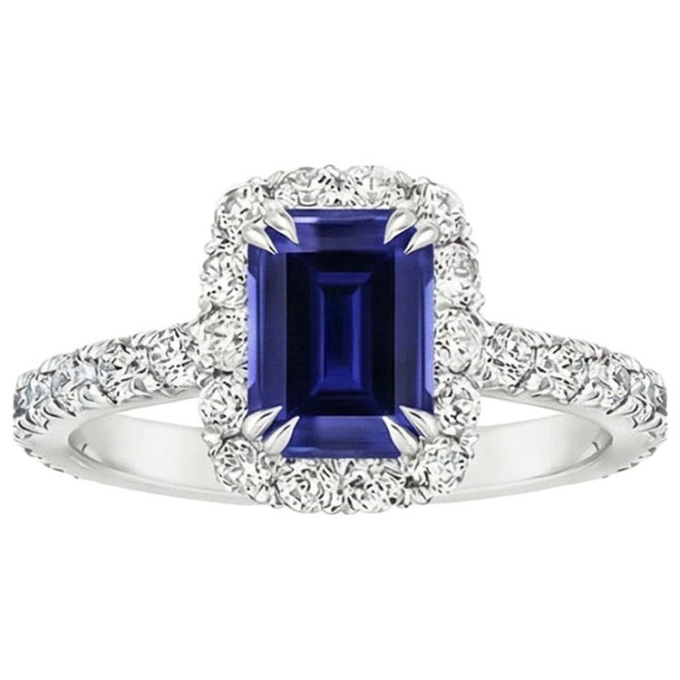 naturel diamant 5carats bague vue de profil