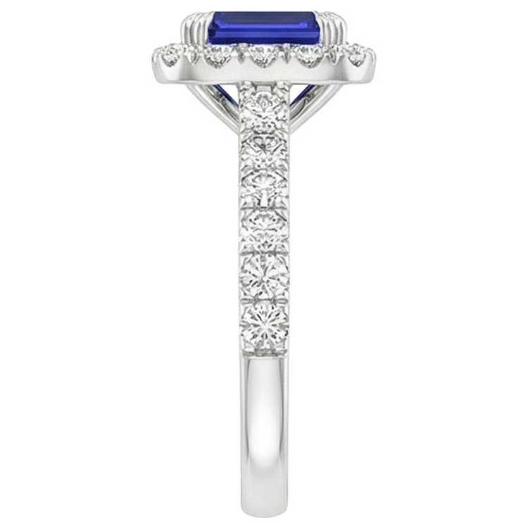 naturel diamant 5carats bague sur blanc