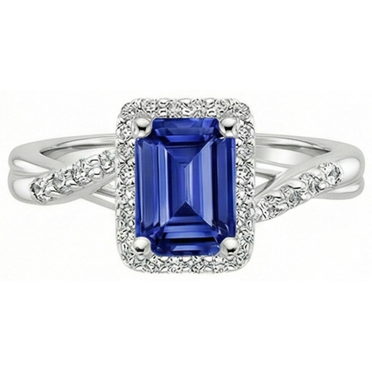 naturel diamant 4carats bague détail rapproché