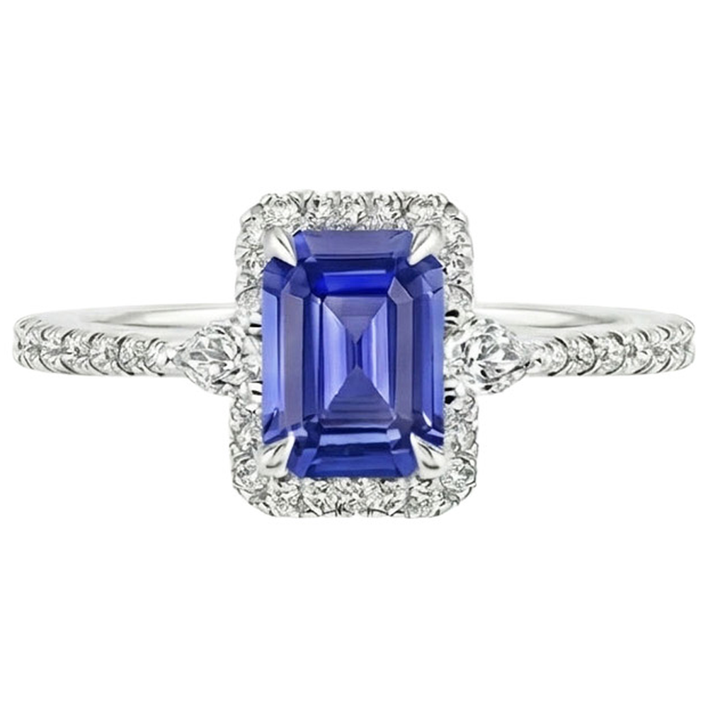 naturel marquise diamant 4.25carats bague vue de profil