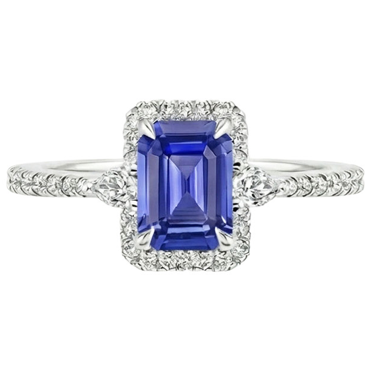 naturel marquise diamant 4.25carats bague vue de profil