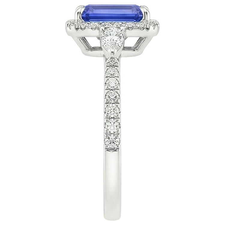 naturel marquise diamant 4.25carats bague sur blanc