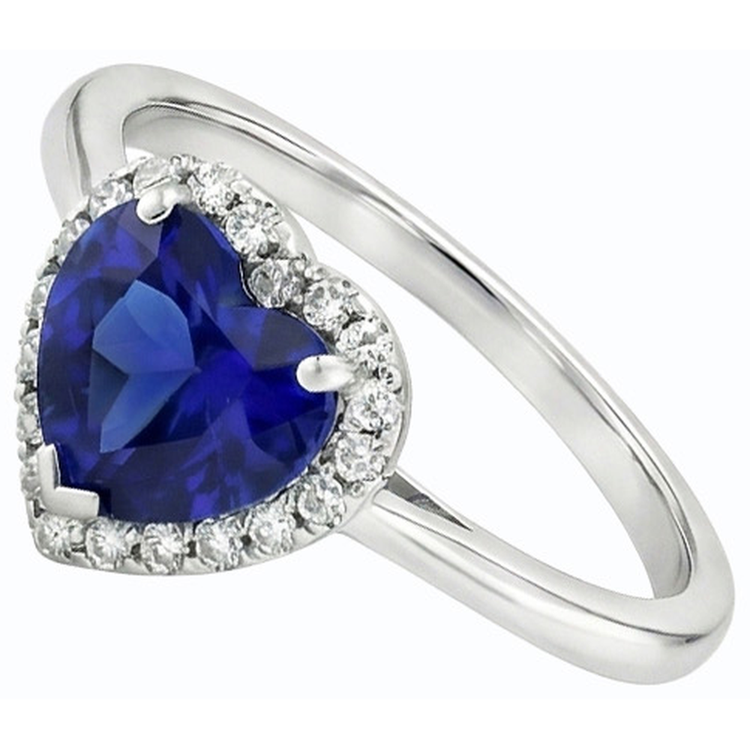 naturel round diamant 3carats bague angle de côté
