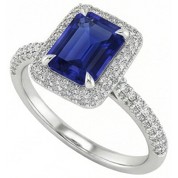 naturel diamant 4.50carats bague détail rapproché