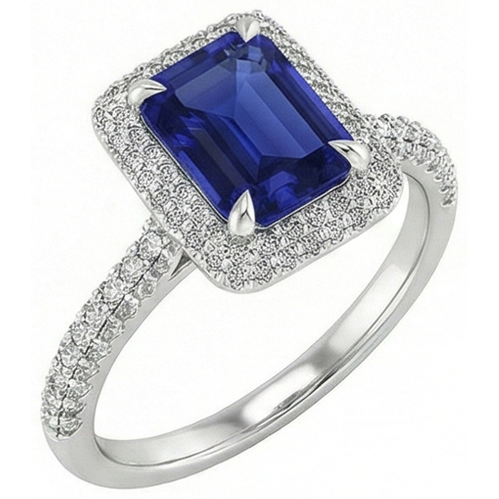 naturel diamant 4.50carats bague vue de dessus