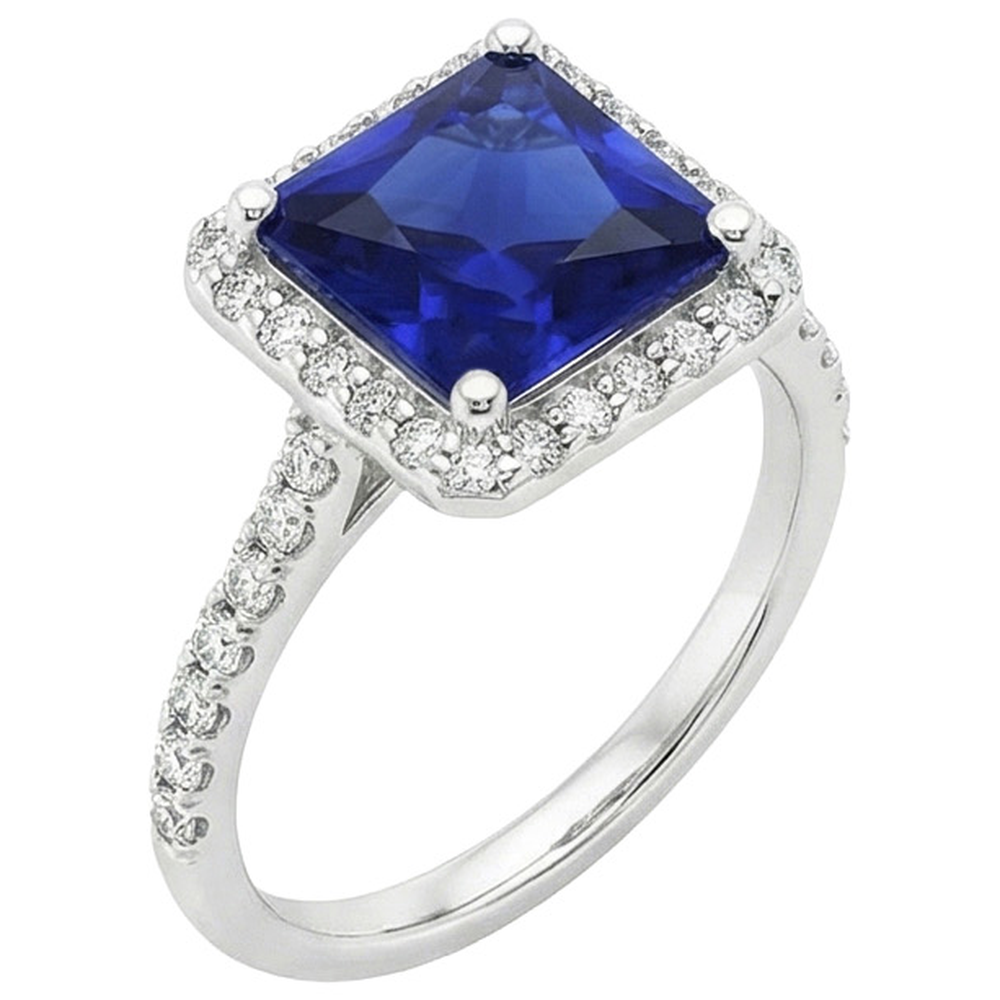 naturel diamant 6carats bague angle de côté