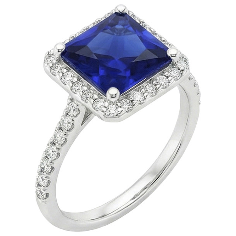 naturel diamant 6carats bague angle de côté