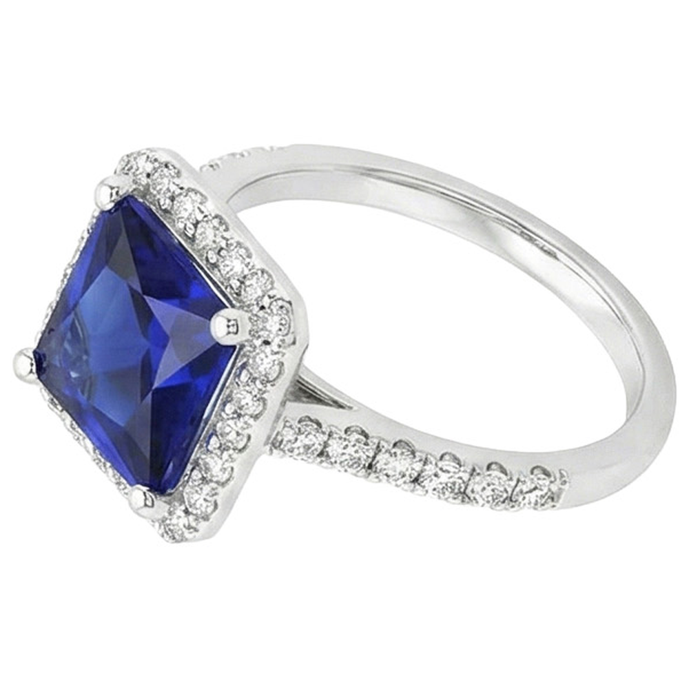 naturel diamant 6carats bague vue de dessus