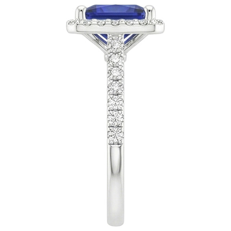 naturel diamant 6carats bague sur blanc