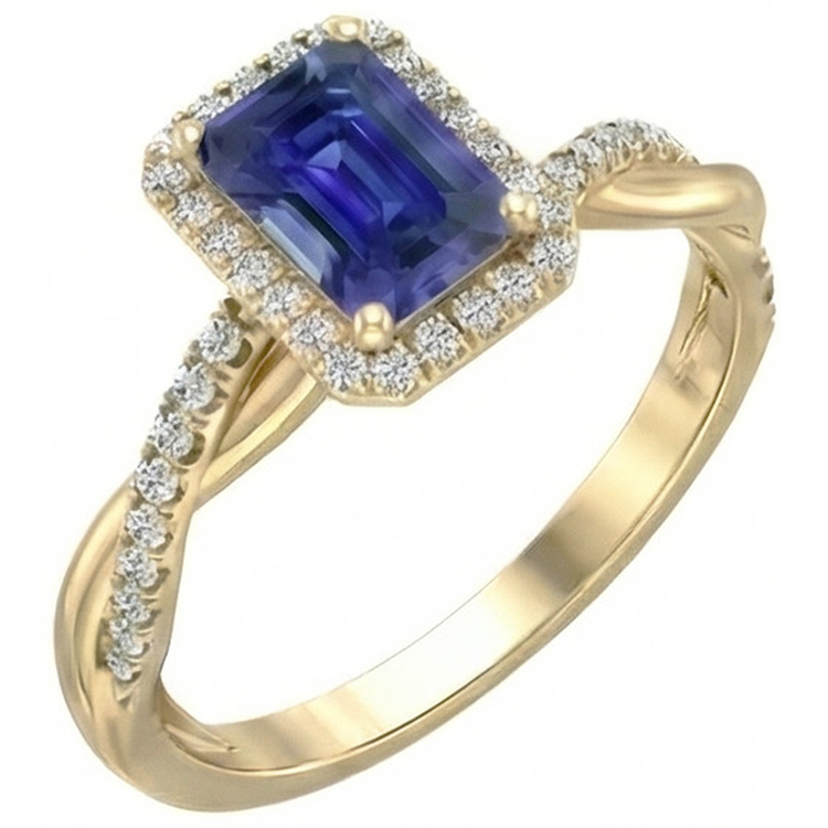 naturel diamant 3carats bague détail rapproché