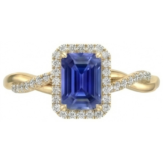 naturel diamant 3carats bague angle de côté