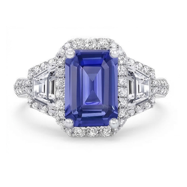 naturel diamant 4.50carats bague détail rapproché