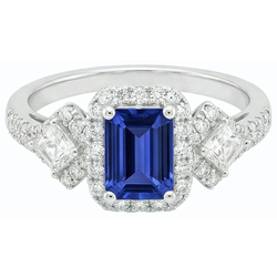 Bague Saphir Naturel 3.50 Carats