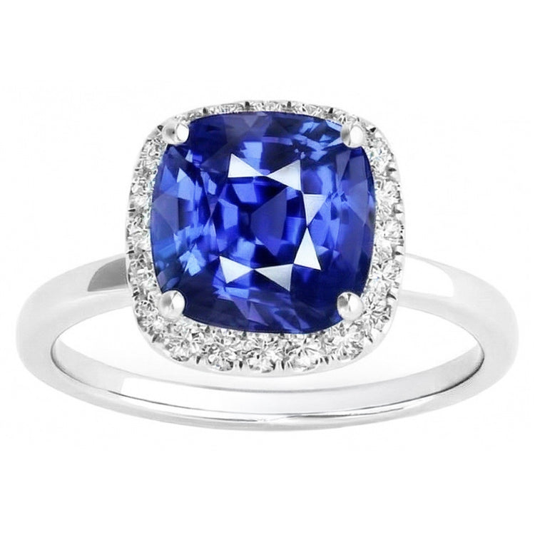 naturel round diamant 3carats bague détail rapproché