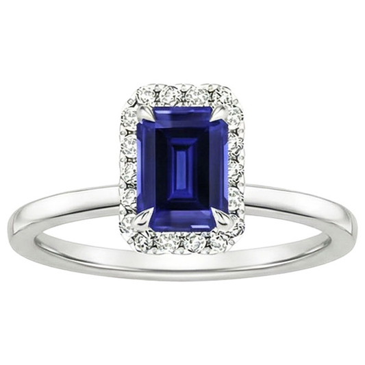 naturel diamant 4carats bague vue de dessus