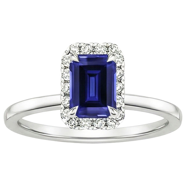 naturel diamant 4carats bague vue de dessus