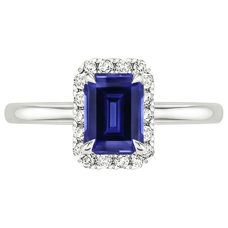 naturel diamant 4carats bague vue de profil