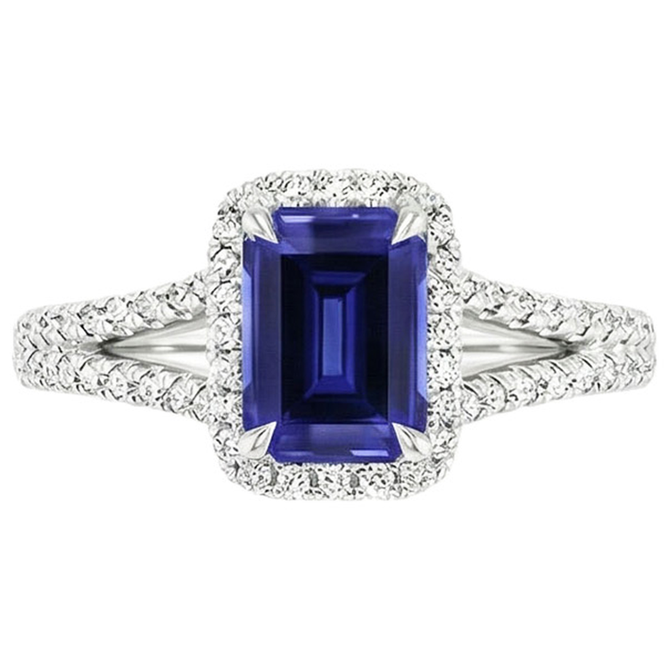naturel émeraude 4carats bague vue de profil