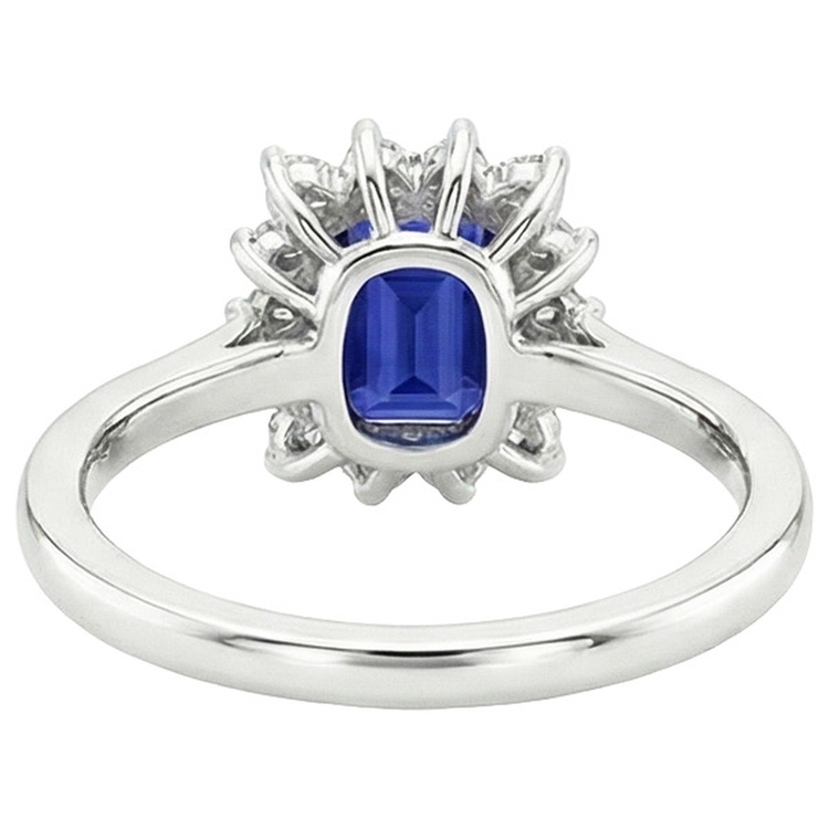 naturel round diamant 4.50carats bague détail rapproché