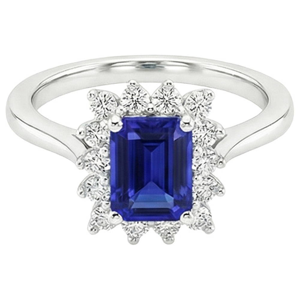 naturel round diamant 4.50carats bague vue de profil