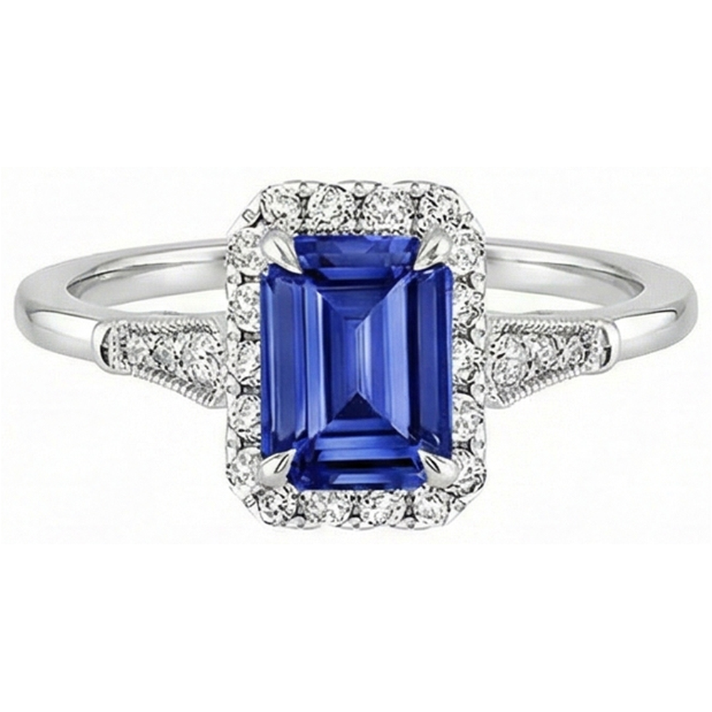 naturel diamant 4.25carats bague détail rapproché