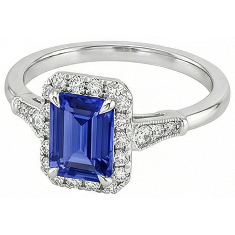 naturel diamant 4.25carats bague vue de dessus