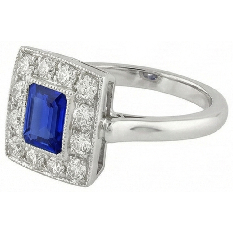 naturel diamant 2carats bague détail rapproché