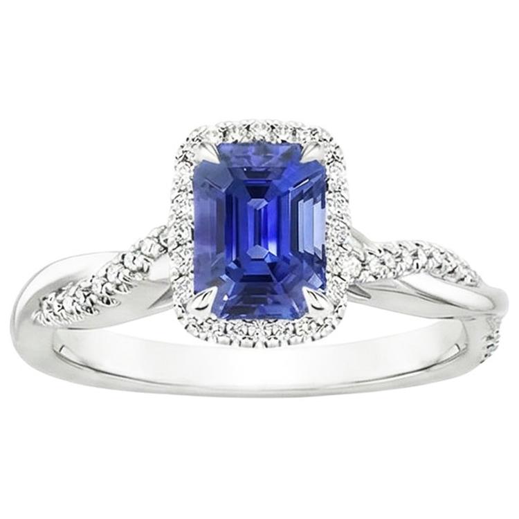 naturel diamant 4.25carats bague vue de dessus