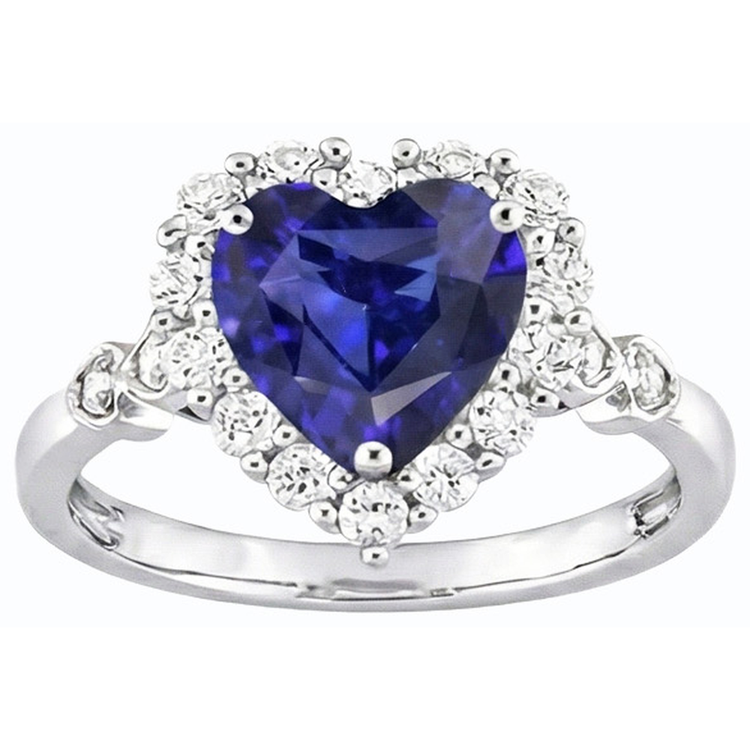 naturel round diamant 4.50carats bague vue de dessus