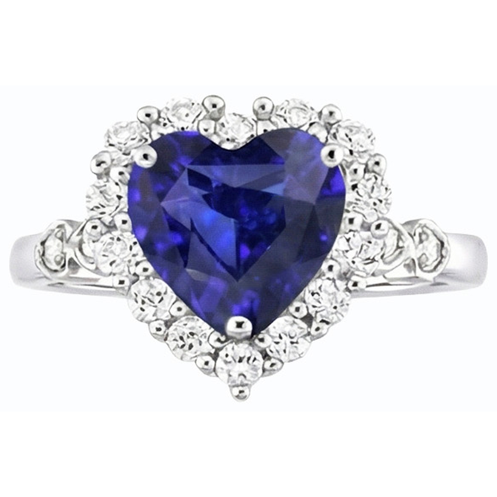 naturel round diamant 4.50carats bague vue de profil