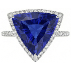 Bague Saphir Naturel 4 Carats
