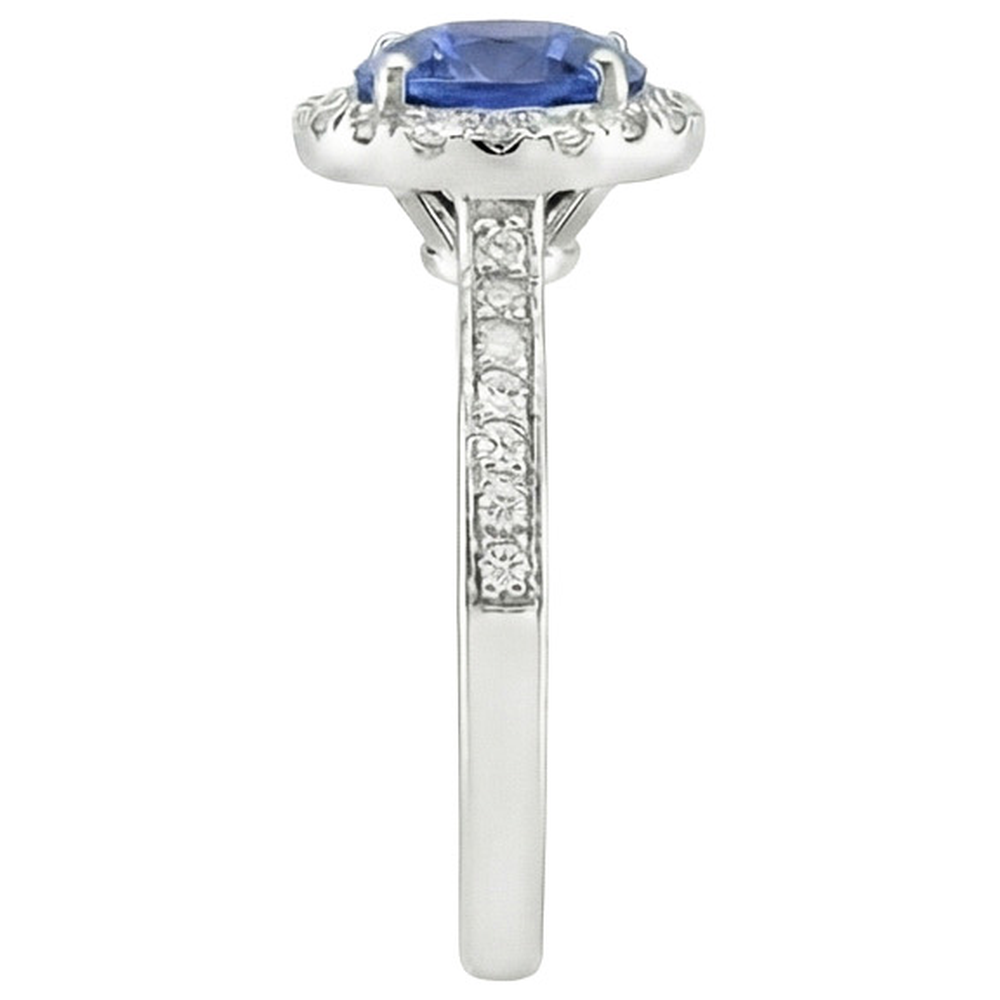 naturel round diamant 2.50carats bague vue de dessus